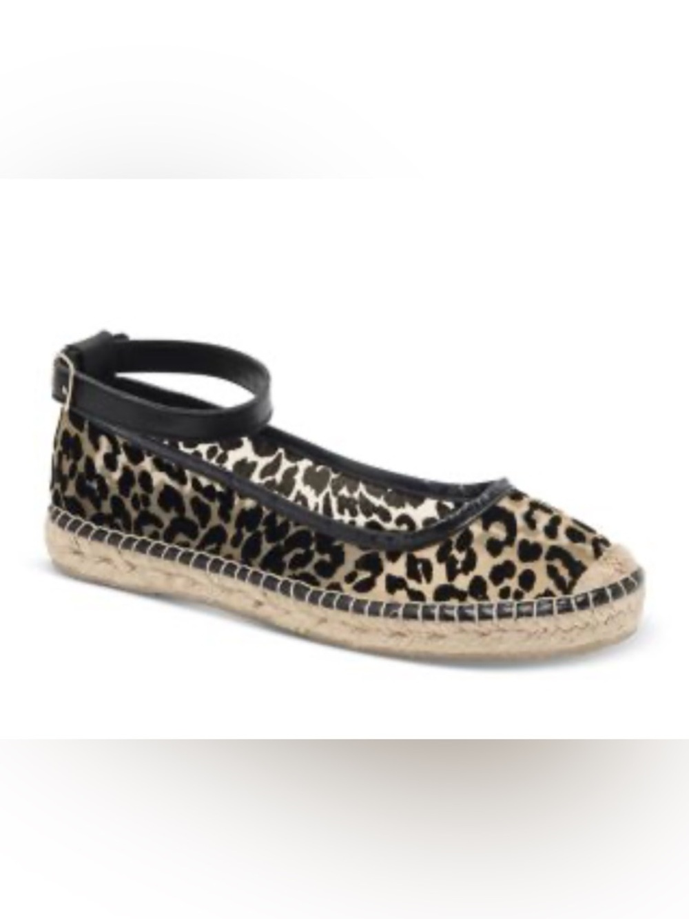 Free People Mason Ballet Espadrille Flats Leopard Spain 8.5 39 - Picture 5 of 14